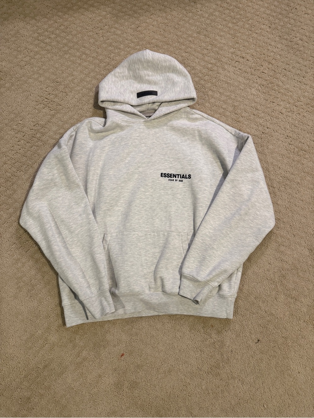 ESSENTIALS Light oatmeal Hoodie